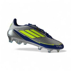 Adidas F50 Elite Messi FG Men's Size 7/Women 8 Soccer Cleats Silver Blue Yellow